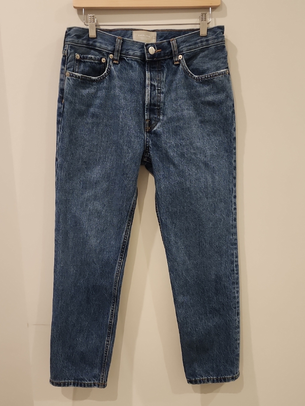 Everlane Organic Cotton The Relaxed Straight Fit Jeans  26